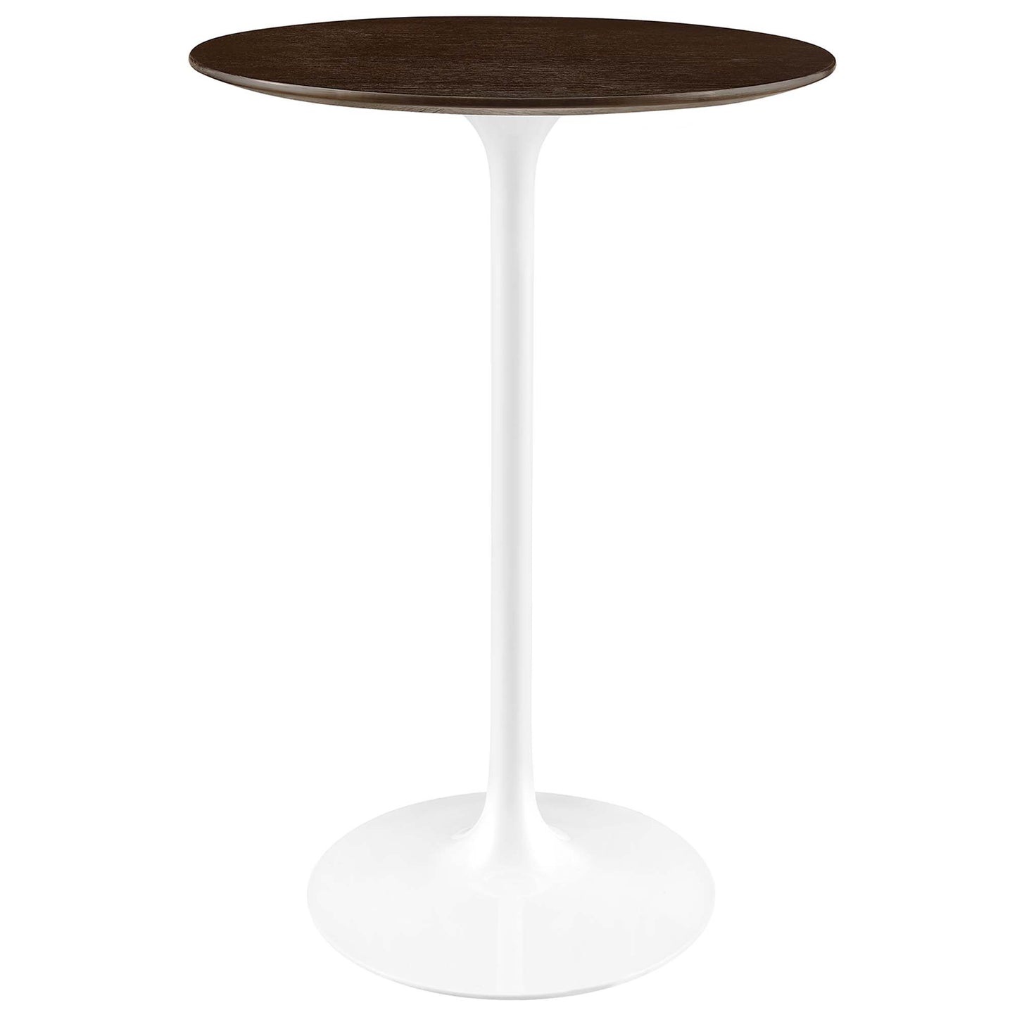 Modway - Lippa 28" Round Wood Bar Table by Modway  Bar and Dining Bar and Dining Tables Brown - EEI-5199-WHI-CHE