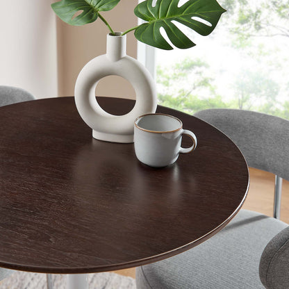 Modway - Lippa 28" Round Wood Bar Table by Modway  Bar and Dining Bar and Dining Tables Brown - EEI-5199-WHI-CHE