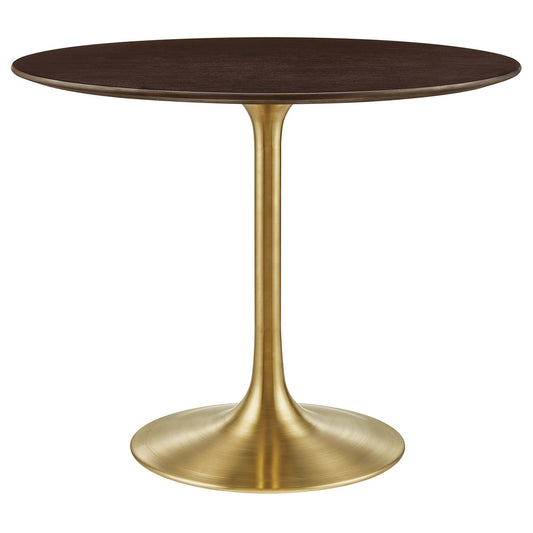 Modway - Lippa 36" Round Wood Dining Table by Modway  Bar and Dining Bar and Dining Tables Brown - EEI-5214-GLD-CHE