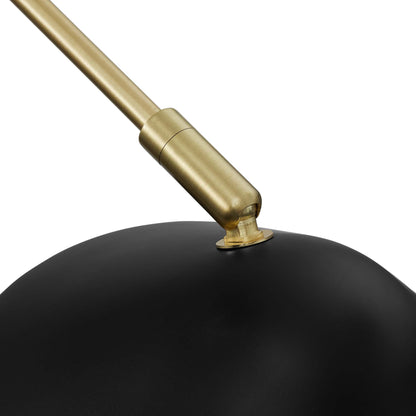 Modway - Journey 2-Light Swing Arm Wall Sconce by Modway  Lighting Ceiling Lamps Black - EEI-5294-BLK