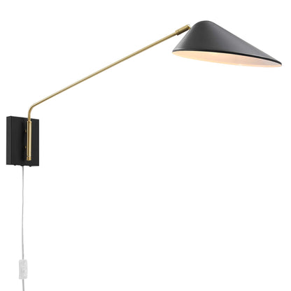 Modway - Journey 24" Swing Arm Wall Sconce by Modway  Lighting Ceiling Lamps Black - EEI-5295-BLK