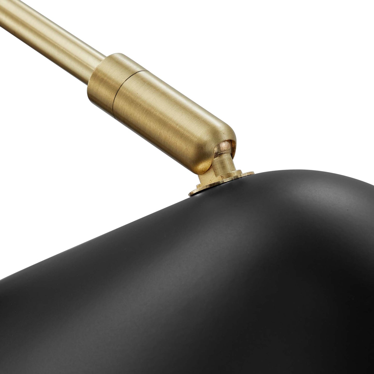 Modway - Journey 7" Swing Arm Wall Sconce by Modway  Lighting Ceiling Lamps Black - EEI-5296-BLK