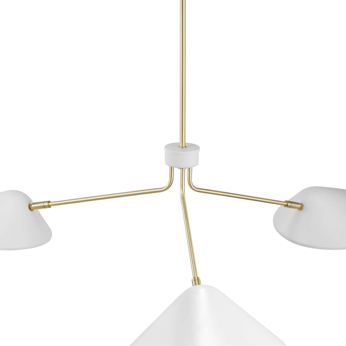 Modway Outlet Journey 3-Light 14" Arm Pendant by Modway  Lighting Lighting White - EEI-5297-WHI