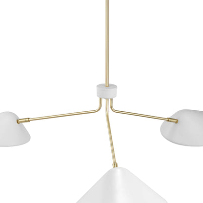 Modway Outlet Journey 3-Light 14" Arm Pendant by Modway  Lighting Lighting White - EEI-5297-WHI