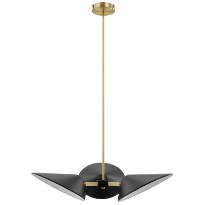 Modway Outlet Journey 3-Light 3" Arm Pendant by Modway  Lighting Lighting Black - EEI-5299-BLK