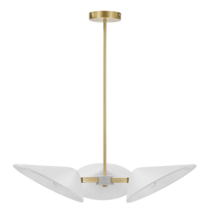 Modway Outlet Journey 3-Light 3" Arm Pendant by Modway  Lighting Lighting White - EEI-5299-WHI