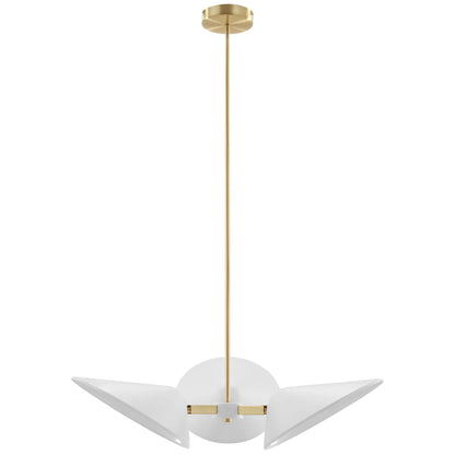 Modway Outlet Journey 3-Light 3" Arm Pendant by Modway  Lighting Lighting White - EEI-5299-WHI