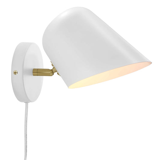 Modway Outlet Briana Swivel Wall Sconce by Modway  Lighting Lighting White - EEI-5300-WHI