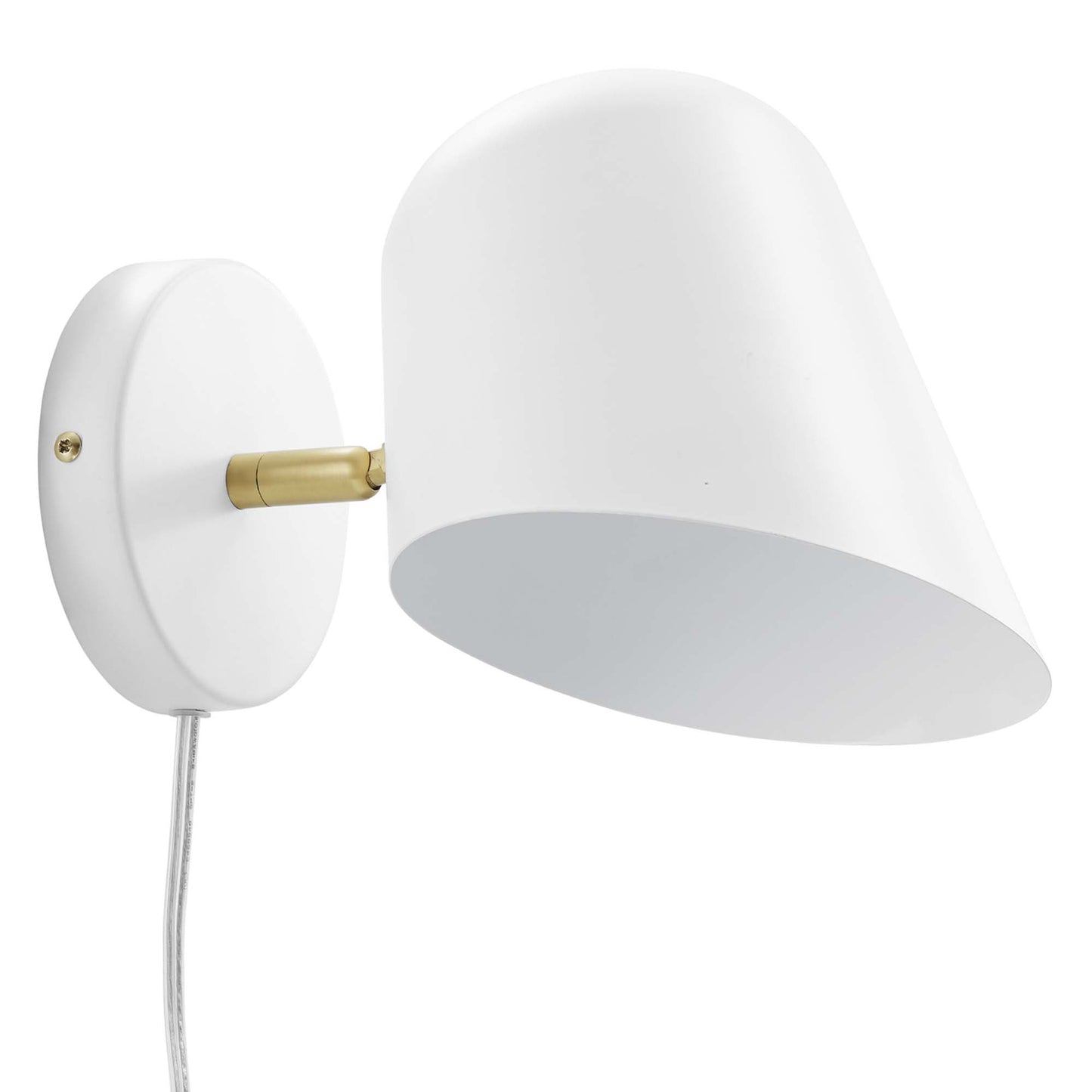 Modway Outlet Briana Swivel Wall Sconce by Modway  Lighting Lighting White - EEI-5300-WHI