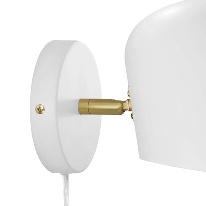 Modway Outlet Briana Swivel Wall Sconce by Modway  Lighting Lighting White - EEI-5300-WHI