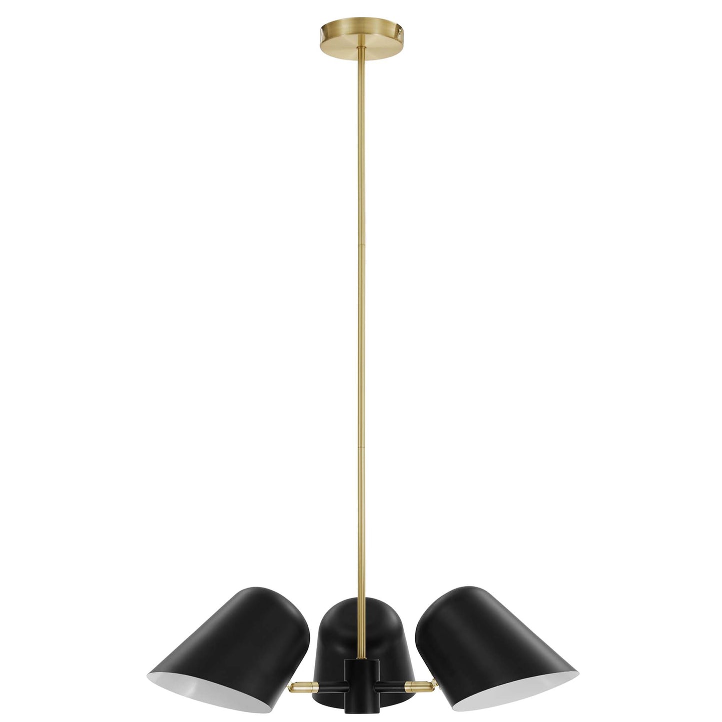 Modway Outlet Briana 3-Light Pendant Light by Modway  Lighting Lighting Black - EEI-5301-BLK