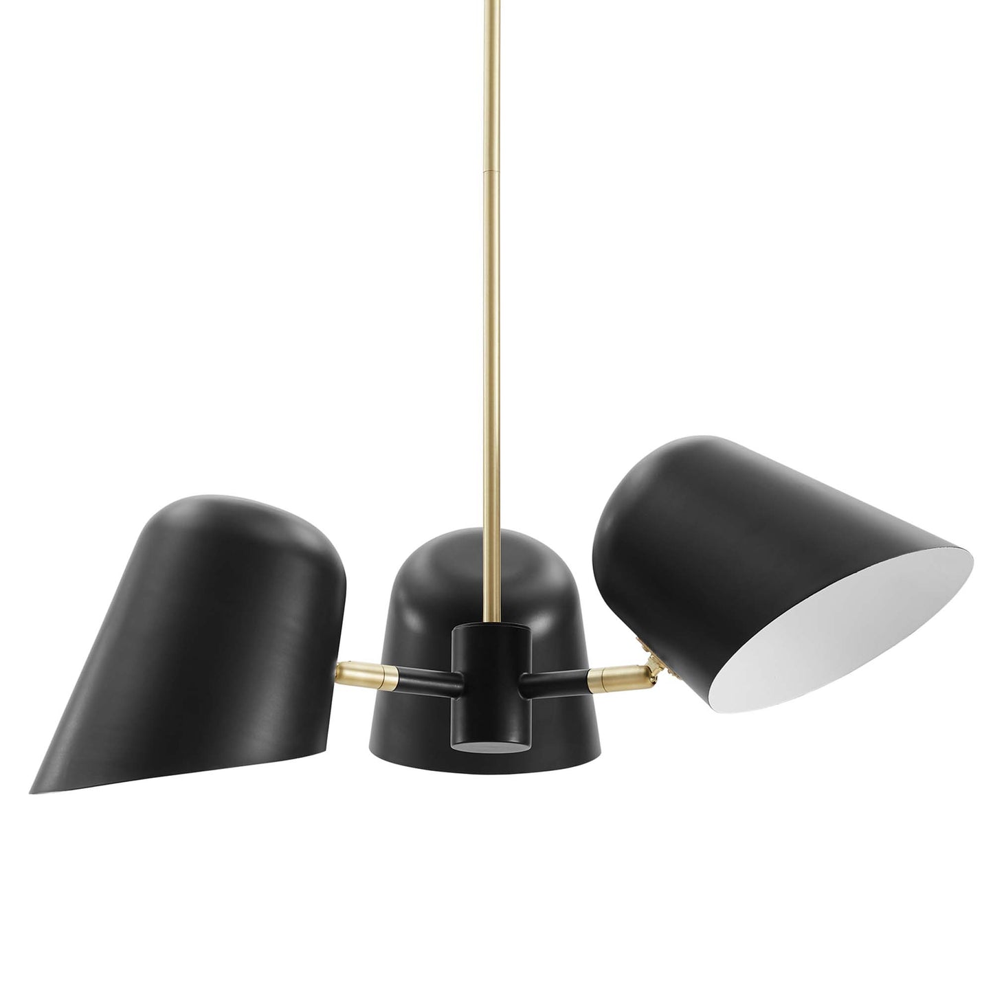 Modway Outlet Briana 3-Light Pendant Light by Modway  Lighting Lighting Black - EEI-5301-BLK