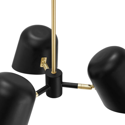 Modway Outlet Briana 3-Light Pendant Light by Modway  Lighting Lighting Black - EEI-5301-BLK