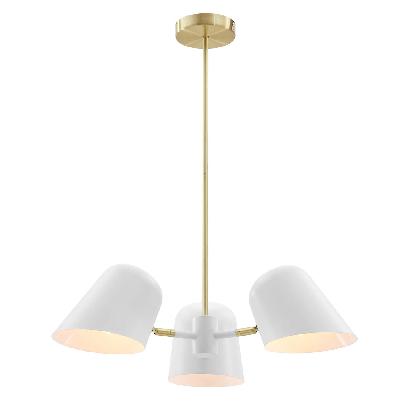 Modway Outlet Briana 3-Light Pendant Light by Modway  Lighting Lighting White - EEI-5301-WHI