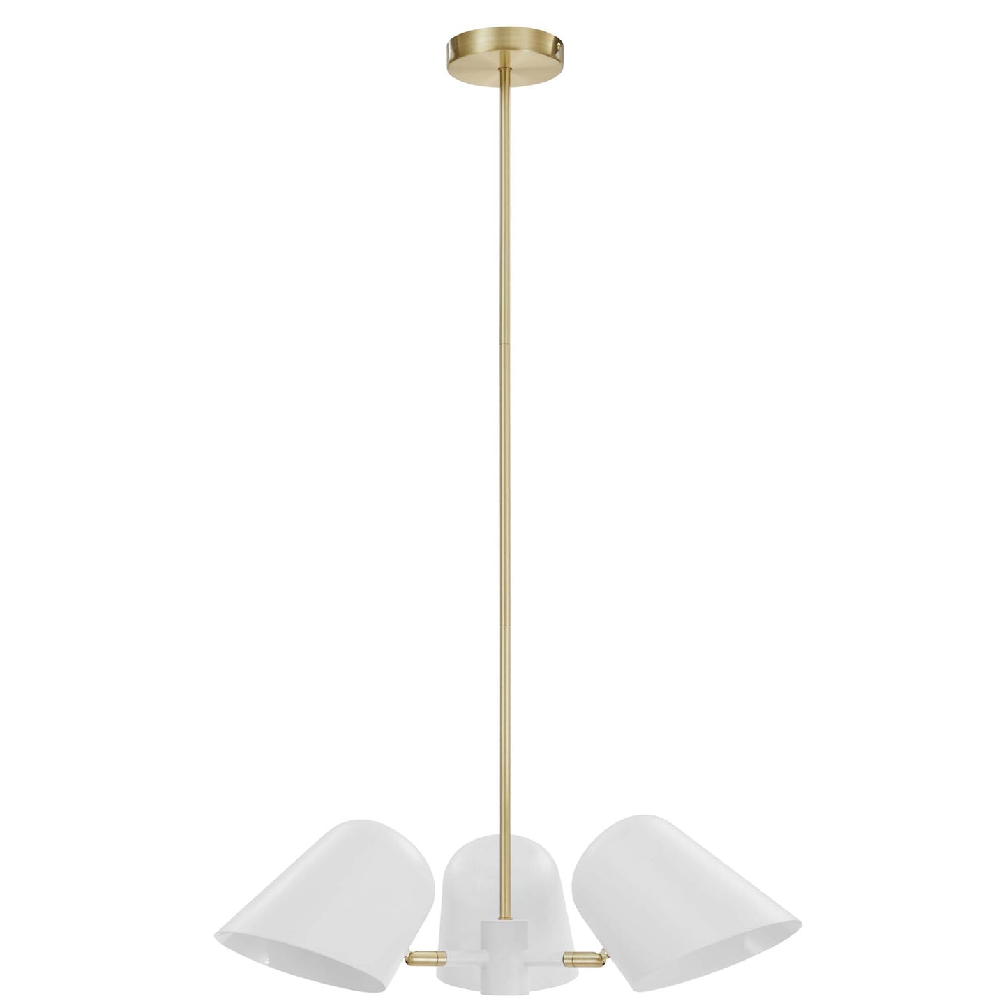 Modway Outlet Briana 3-Light Pendant Light by Modway  Lighting Lighting White - EEI-5301-WHI