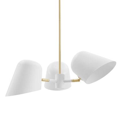 Modway Outlet Briana 3-Light Pendant Light by Modway  Lighting Lighting White - EEI-5301-WHI