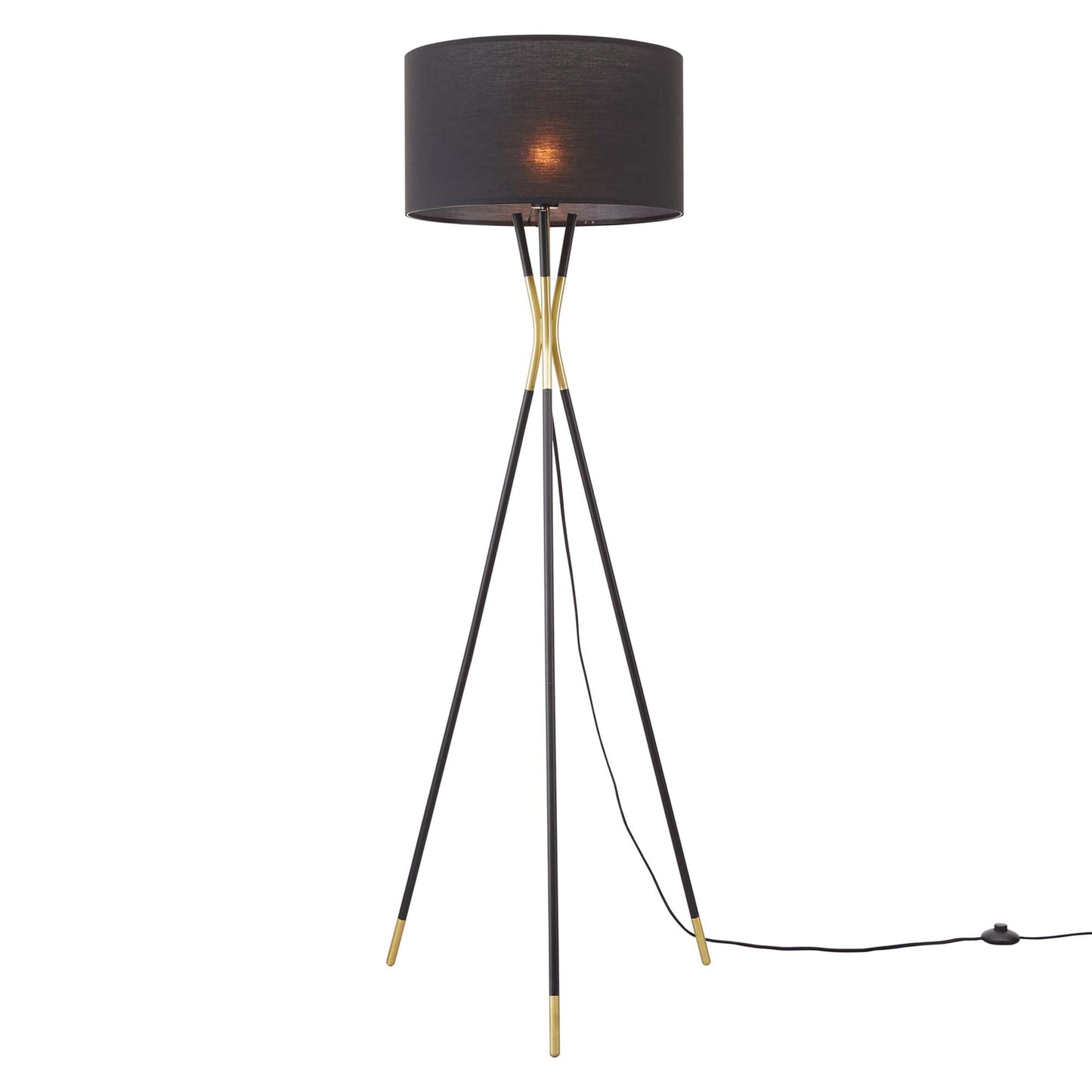 Modway Outlet Audrey Standing Floor Lamp by Modway  Lighting Lighting Black Black - EEI-5304-BLK-BLK