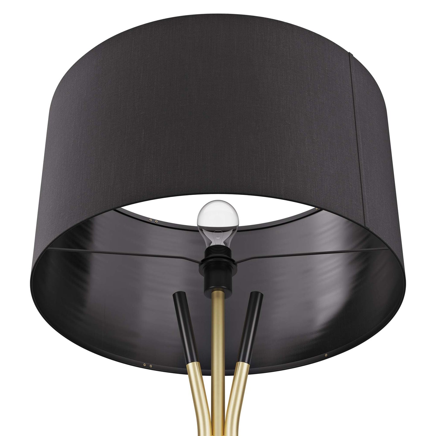 Modway Outlet Audrey Standing Floor Lamp by Modway  Lighting Lighting Black Black - EEI-5304-BLK-BLK