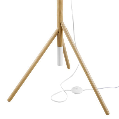 Modway Outlet Natalie Tripod Floor Lamp by Modway  Lighting Lighting White Natural - EEI-5305-WHI-NAT