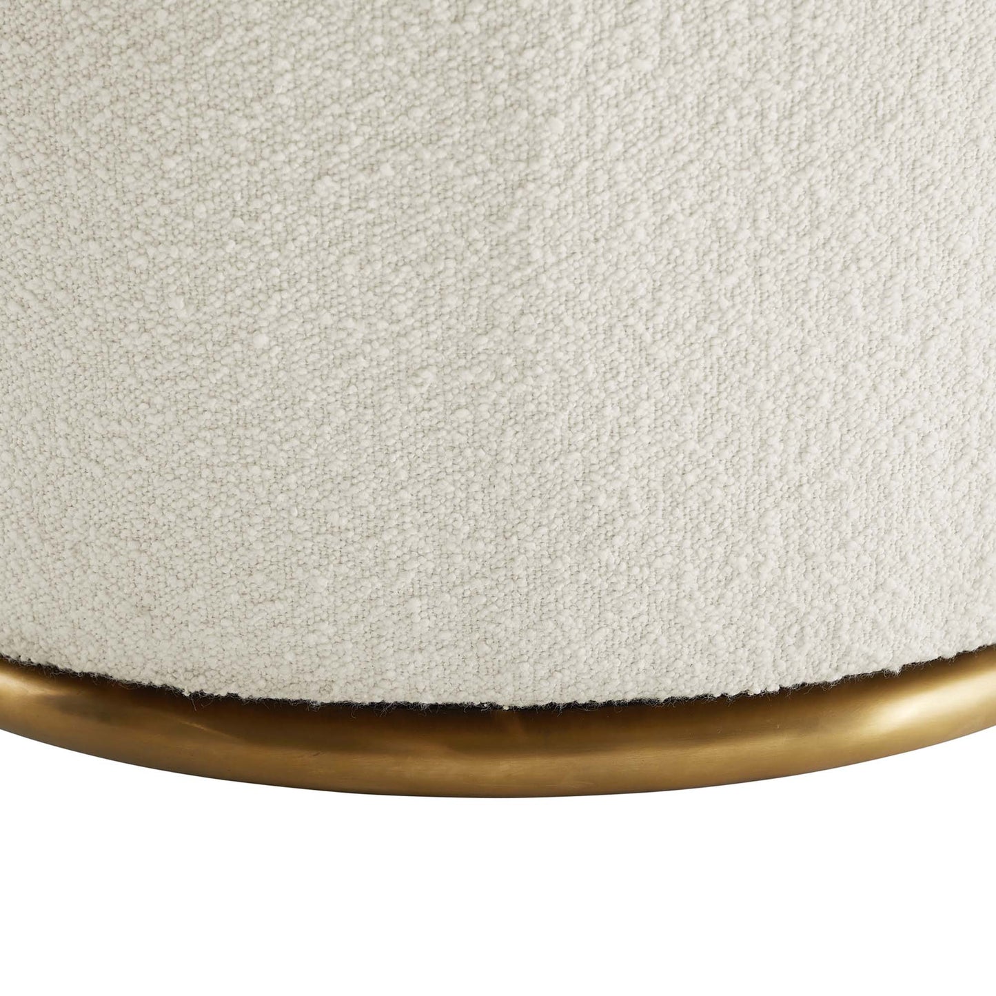 Modway - Nora Boucle Upholstered Swivel Chair by Modway  Living Room Sofas and Armchairs White - EEI-5311-WHI