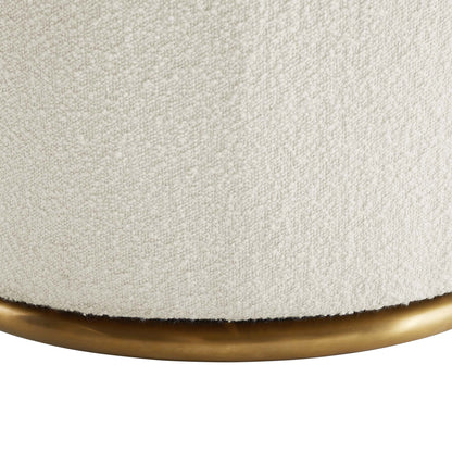 Modway - Nora Boucle Upholstered Swivel Chair by Modway  Living Room Sofas and Armchairs White - EEI-5311-WHI