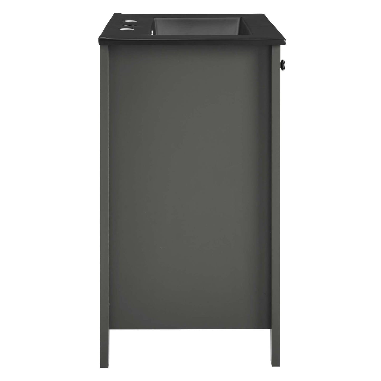 Modway - Nantucket 24" Bathroom Vanity by Modway  Bathroom Vanities Gray - EEI-5354-GRY-BLK