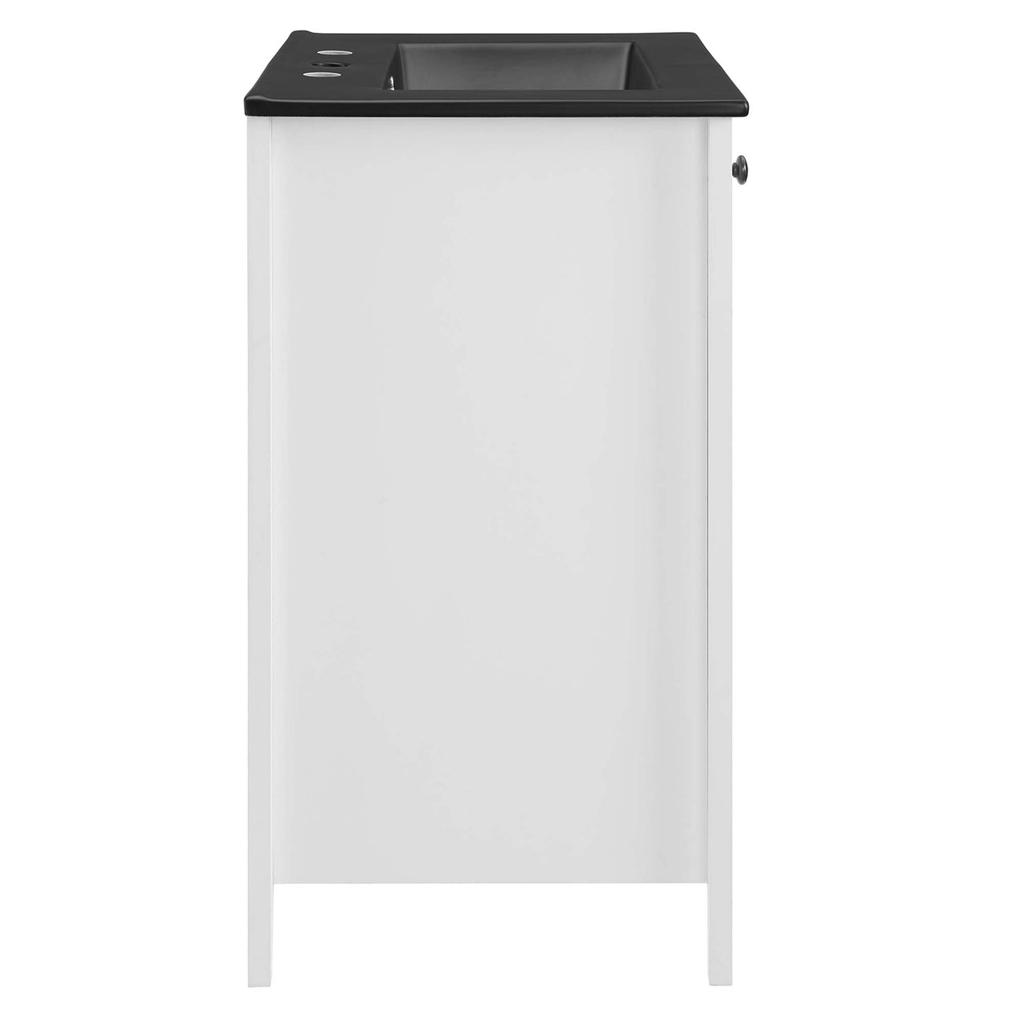 Modway - Nantucket 24" Bathroom Vanity by Modway  Bathroom Vanities White - EEI-5354-WHI-BLK