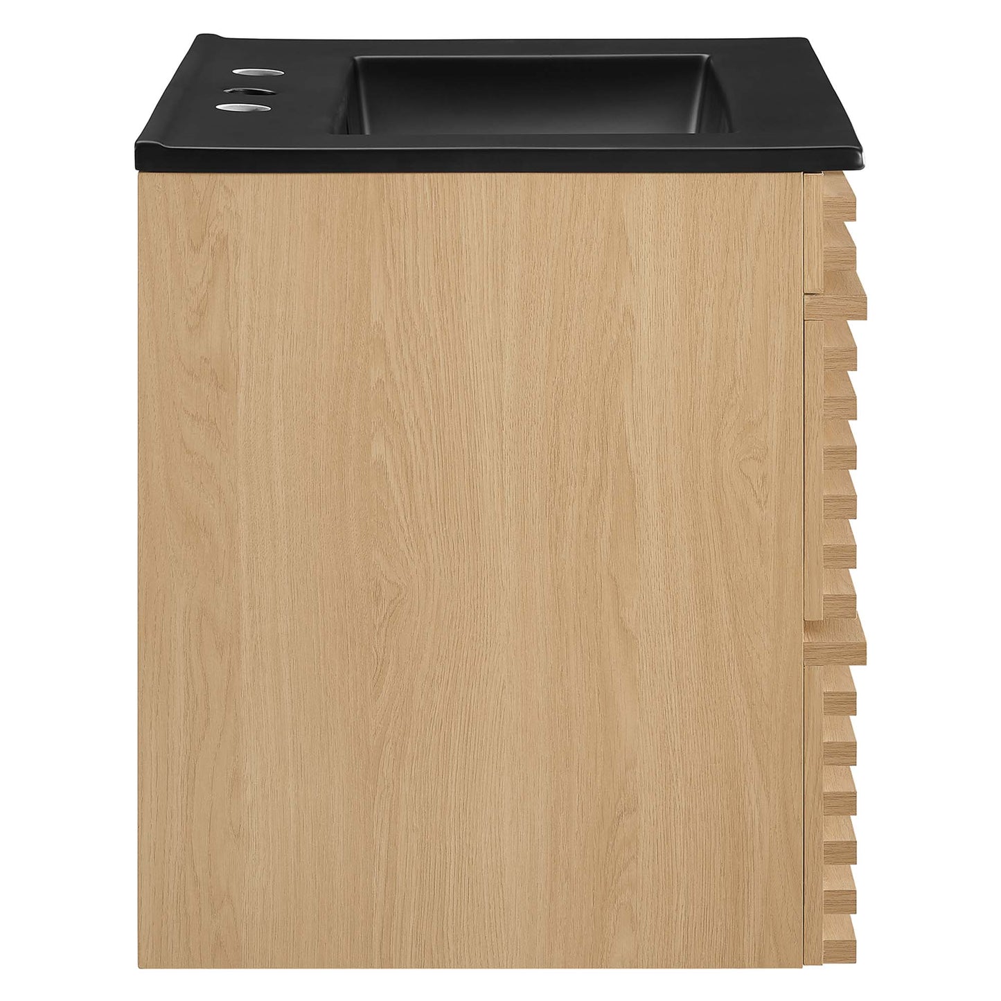 Modway - Render 24" Wall-Mount Bathroom Vanity by Modway  Bathroom Vanities Black - EEI-5364-OAK-BLK