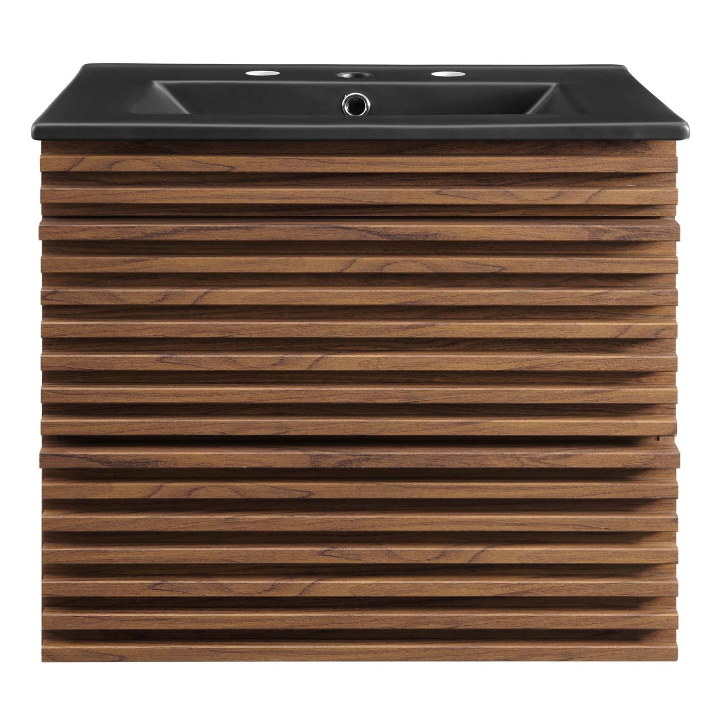 Modway - Render 24" Wall-Mount Bathroom Vanity by Modway  Bathroom Vanities Black - EEI-5364-WAL-BLK