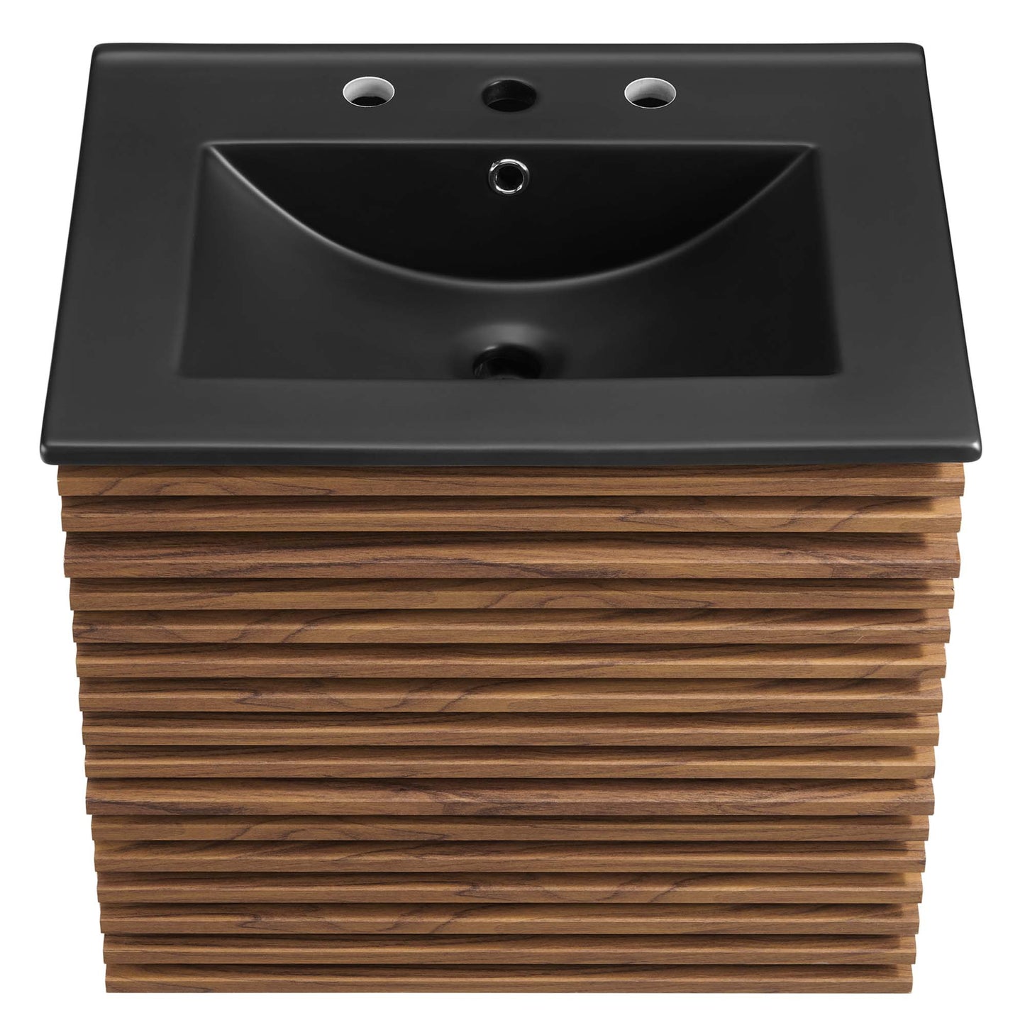 Modway - Render 24" Wall-Mount Bathroom Vanity by Modway  Bathroom Vanities Black - EEI-5364-WAL-BLK