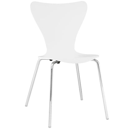 Modway - Ernie Dining Side Chair by Modway  Bar and Dining Dining Chairs White - EEI-537-WHI
