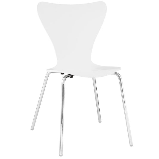 Modway - Ernie Dining Side Chair by Modway  Bar and Dining Dining Chairs White - EEI-537-WHI