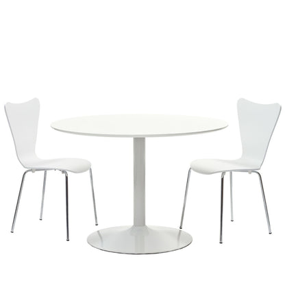 Modway - Ernie Dining Side Chair by Modway  Bar and Dining Dining Chairs White - EEI-537-WHI