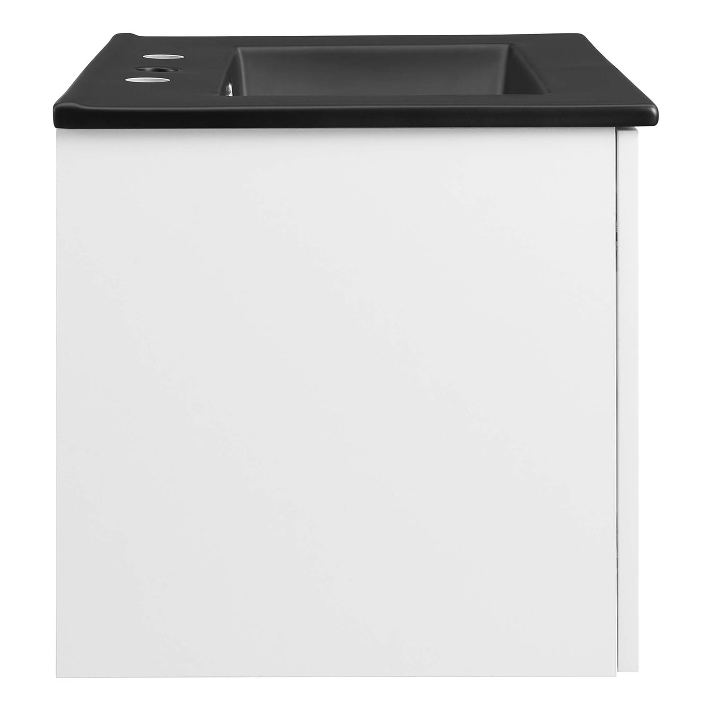 Modway - Maybelle 24" Wall-Mount Bathroom Vanity by Modway  Bathroom Vanities White - EEI-5370-WHI-BLK