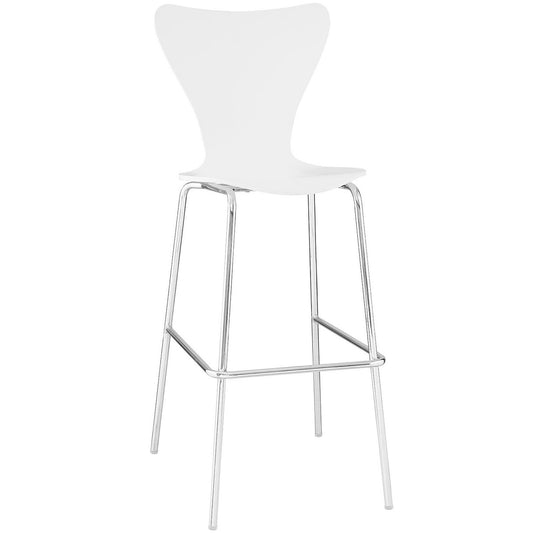 Modway Outlet Ernie Wood Bar Stool by Modway  Bar and Dining Furniture White - EEI-538-WHI