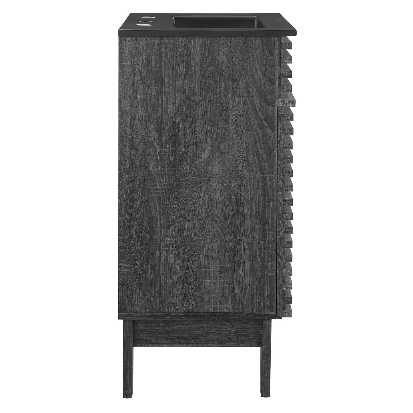 Modway Outlet Render 18" Bathroom Vanity by Modway  Bathroom Furniture Charcoal Black - EEI-5391-CHA-BLK