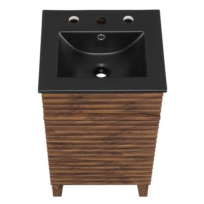 Modway - Render 18" Bathroom Vanity by Modway  Bathroom Vanities Black - EEI-5391-WAL-BLK
