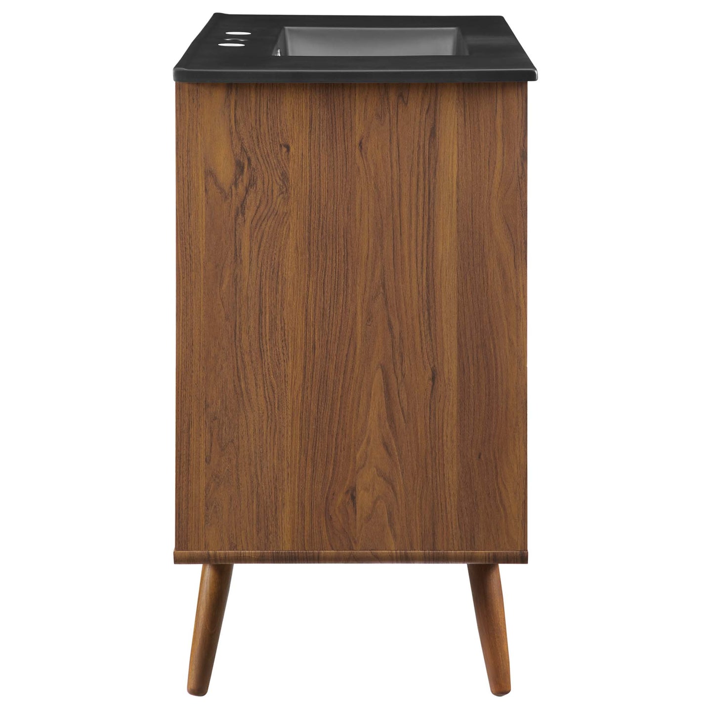 Modway Outlet Transmit 36" Bathroom Vanity by Modway  Bathroom Furniture Walnut Black - EEI-5394-WAL-BLK