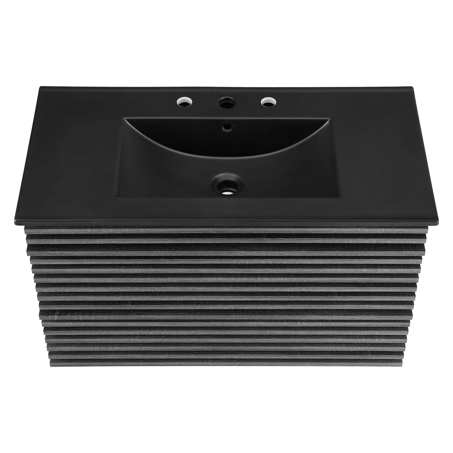 Modway - Render 36" Wall-Mount Bathroom Vanity by Modway  Bathroom Vanities Black - EEI-5395-CHA-BLK