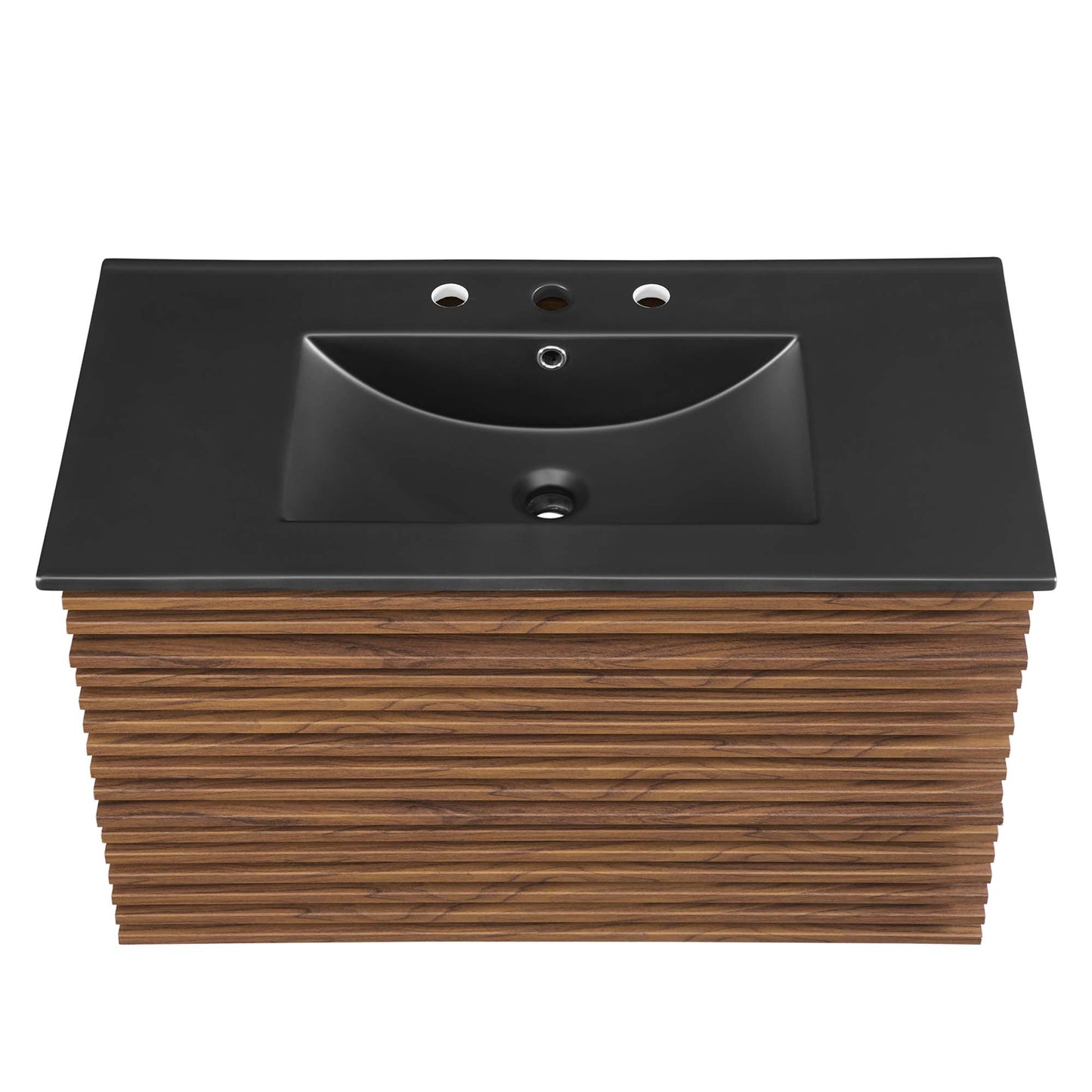 Modway - Render 36" Wall-Mount Bathroom Vanity by Modway  Bathroom Vanities Black - EEI-5395-WAL-BLK