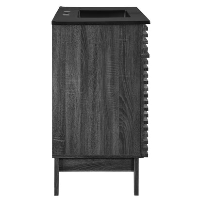 Modway - Render 36" Bathroom Vanity by Modway  Bathroom Vanities Black - EEI-5396-CHA-BLK