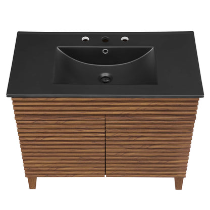 Modway - Render 36" Bathroom Vanity by Modway  Bathroom Vanities Black - EEI-5396-WAL-BLK