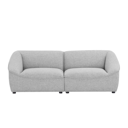 Modway Outlet Comprise 2-Piece Loveseat by Modway  Living Room Furniture Light Gray - EEI-5403-LGR