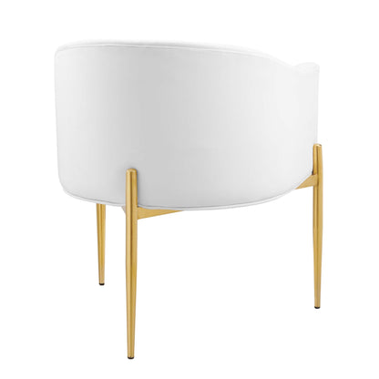 Modway Outlet Savour Tufted Performance Velvet Accent Chairs Set of 2 by Modway  Living Room Furniture White - EEI-5415-WHI