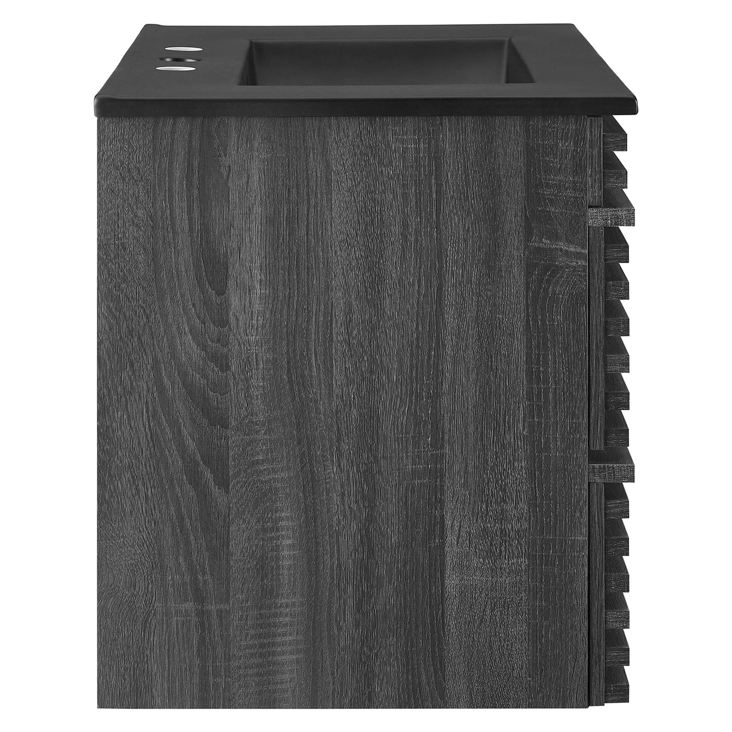 Modway Outlet Render 30" Wall-Mount Bathroom Vanity by Modway  Bathroom Furniture Charcoal Black - EEI-5417-CHA-BLK
