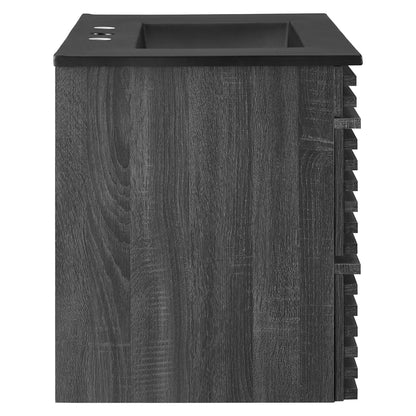 Modway Outlet Render 30" Wall-Mount Bathroom Vanity by Modway  Bathroom Furniture Charcoal Black - EEI-5417-CHA-BLK