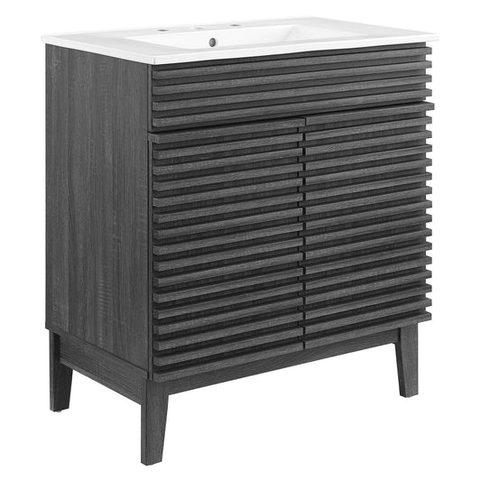 Modway - Render 30" Bathroom Vanity Cabinet by Modway  Bathroom Vanities White - EEI-5422-CHA-WHI