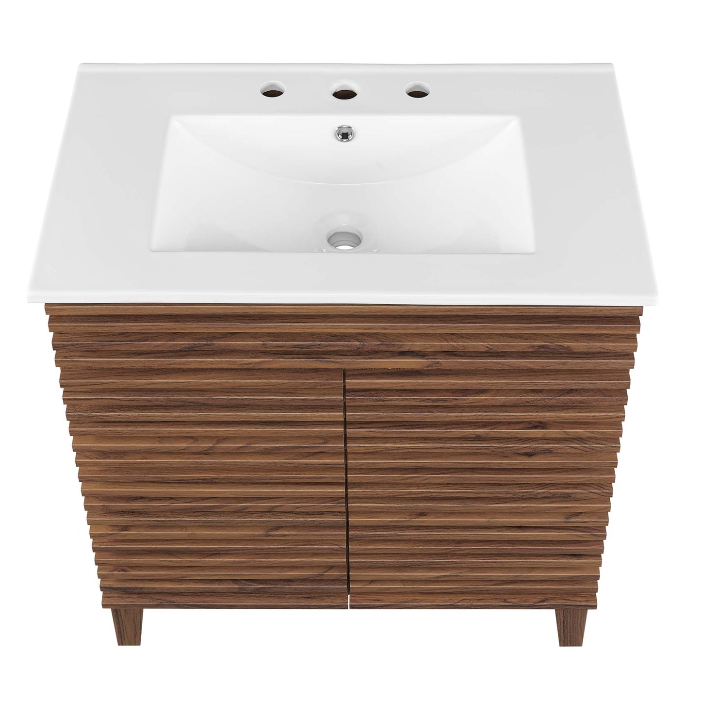 Modway - Render 30" Bathroom Vanity Cabinet by Modway  Bathroom Vanities White - EEI-5422-WAL-WHI