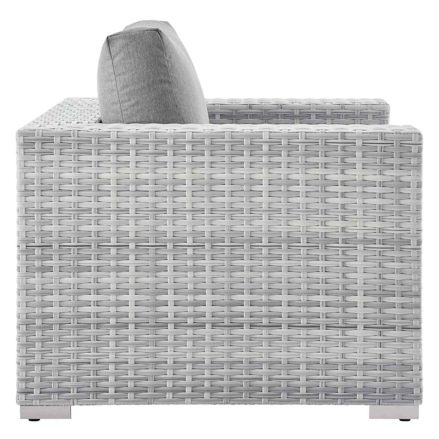 Modway - Convene 3-Piece Outdoor Patio Set by Modway  Outdoor Furniture Sofa Sectionals Gray - EEI-5444-LGR-GRY