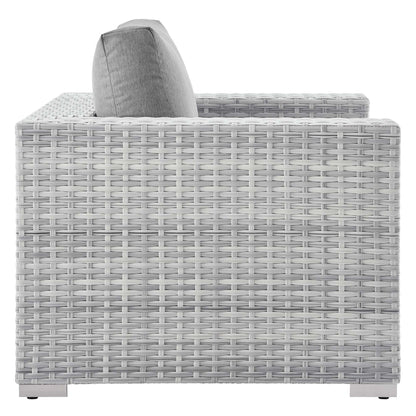 Modway - Convene 3-Piece Outdoor Patio Set by Modway  Outdoor Furniture Sofa Sectionals Gray - EEI-5444-LGR-GRY